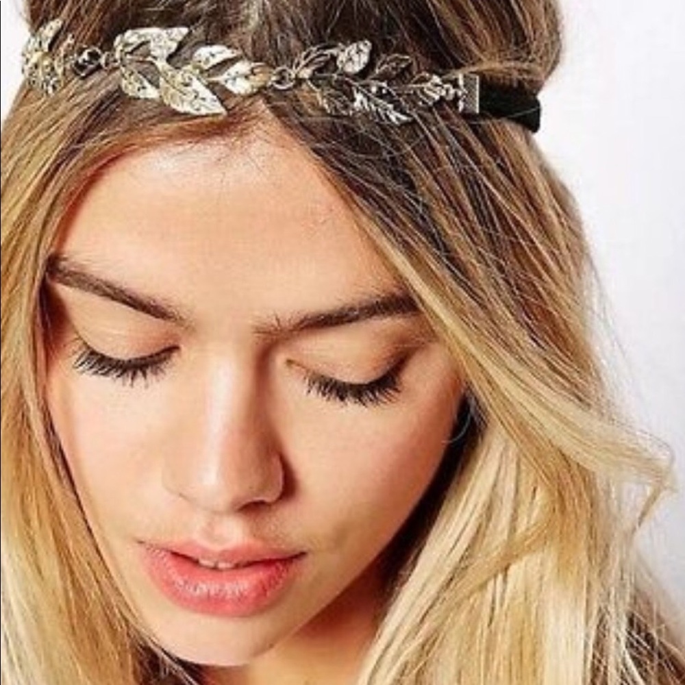 Greek Goddess Costume Gold Leaf Headband